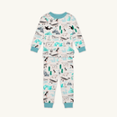 Grow Grows Organic Arctic Animals Pyjamas | Organic Kids PJs and Nightwear - Clair de Lune UK
