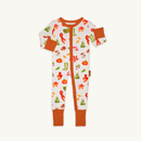 GrowGrows Autumnal Amazes Sleepsuit | Baby Grows and Onesies | Organic Baby Clothes - Clair de Lune UK