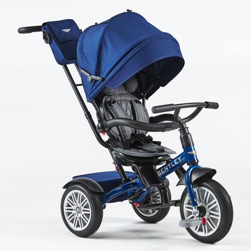 Sequin Blue Bentley 6in1 Trike - Convertible Baby Stroller with hood | Strollers, Pushchairs & Prams | Pushchairs, Carrycots & Car Seats Baby | Travel Essentials - Clair de Lune UK
