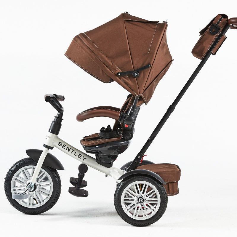 The side of the Brown Bentley 6in1 Trike - Convertible Baby Stroller with the pedals | Strollers, Pushchairs & Prams | Pushchairs, Carrycots & Car Seats Baby | Travel Essentials - Clair de Lune UK