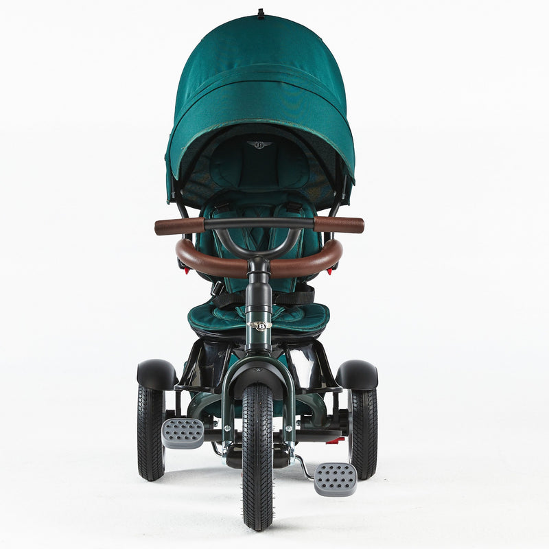 The front of the Racing Green Bentley 6in1 Trike - Convertible Baby Stroller | Strollers, Pushchairs & Prams | Pushchairs, Carrycots & Car Seats Baby | Travel Essentials - Clair de Lune UK
