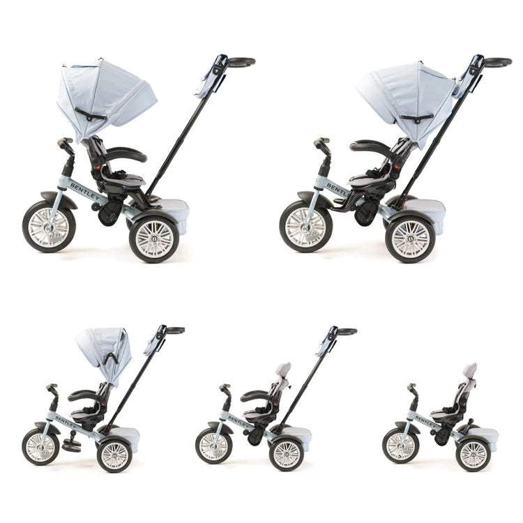 The six functions and stages of the Jetstream Blue Bentley 6in1 Trike - Convertible Baby Stroller | Strollers, Pushchairs & Prams | Pushchairs, Carrycots & Car Seats Baby | Travel Essentials - Clair de Lune UK