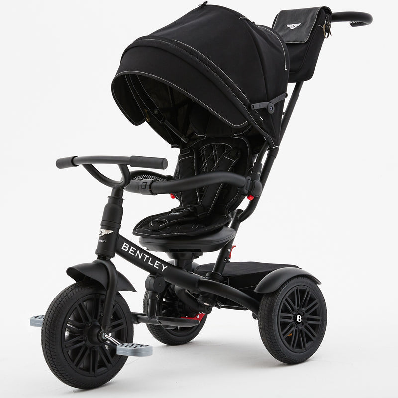Matt Black Bentley 6in1 Trike - Convertible Baby Stroller | Strollers, Pushchairs & Prams | Pushchairs, Carrycots & Car Seats Baby | Travel Essentials - Clair de Lune UK