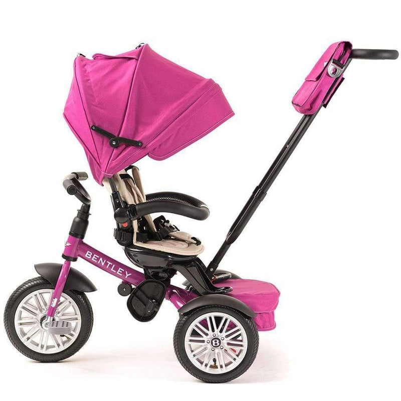 The parent-facing Fuchsia Pink Bentley 6in1 Trike - Convertible Baby Stroller | Strollers, Pushchairs & Prams | Pushchairs, Carrycots & Car Seats Baby | Travel Essentials - Clair de Lune UK