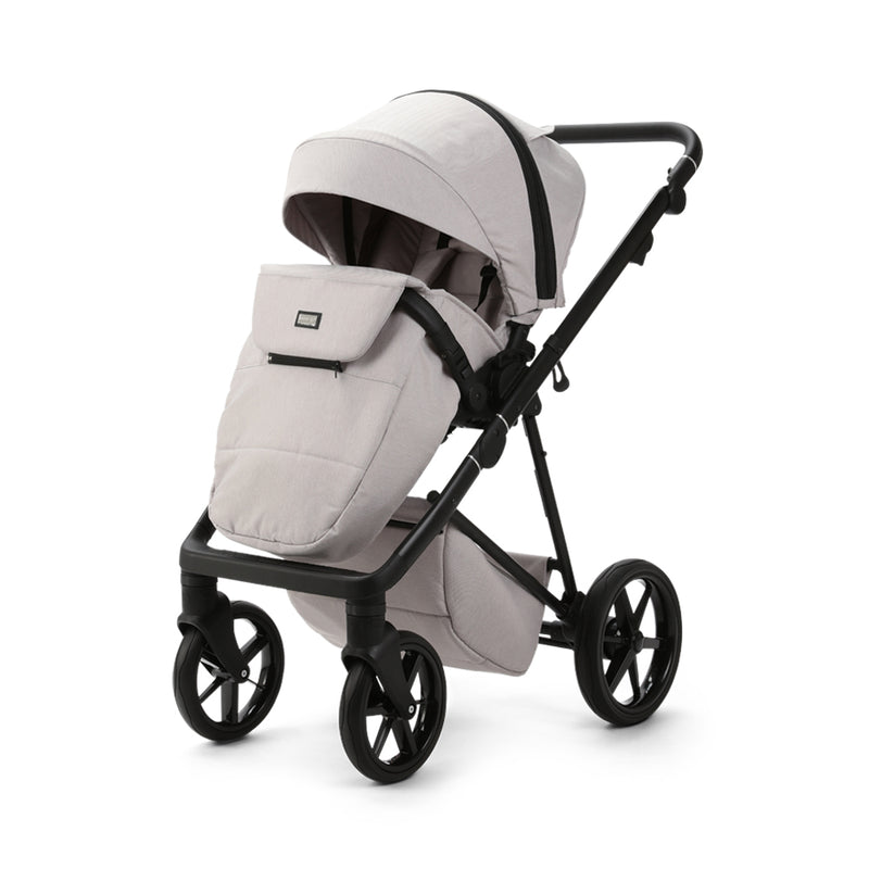 Biscuit Mee-go 2in1 Milano Evo Pushchair (With Carrycot) coming up with a matching cosy baby footmuff | Pushchairs and Travel Systems | Baby & Kid Travel - Clair de Lune UK