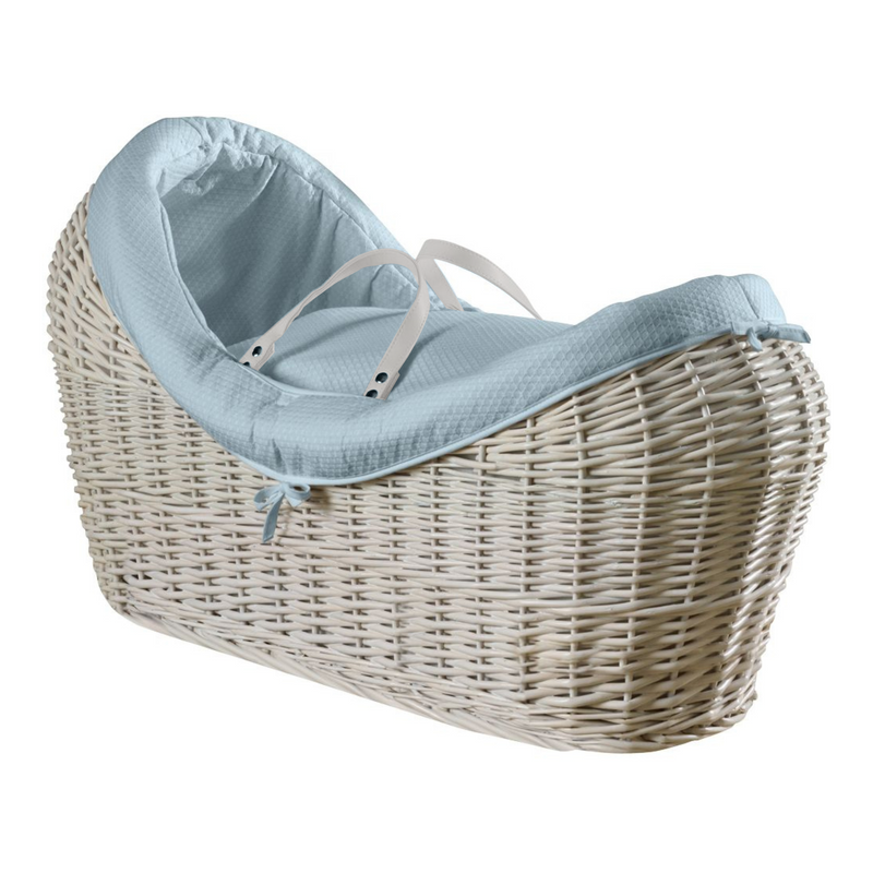 Cotton Dream White Wrapover Noah Pod Bassinets Nursery Furniture Clair de Lune UK