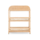 CuddleCo Aria Rattan Changing Table on white background | Changing Unit | Baby Changing Essentials | Nursery Furniture - Clair de Lune UK