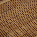 CuddleCo Aria 3 Tier Shelving Unit close up of the rattan texture | Nursery Furniture | Storage and Shelving - Clair de Lune UK