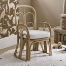 CuddleCo Aria Wave Toddler Chair in a neutral brown luxury nursery with a goose toy | Toddler Furniture | Children's Chair - Clair de Lune UK