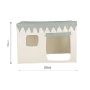 CuddleCo Play House With Bunting - Sea Salt dimensions | Children's Imaginative Play | Toddler Toys and Gifts - Clair de Lune UK