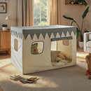 CuddleCo Play House With Bunting - Sea Salt in a cosy living room | Children's Imaginative Play | Toddler Toys and Gifts - Clair de Lune UK