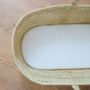 Hypoallergenic Noah Pod / Palm Moses Basket Mattress - 74 x 28 cm