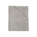 Folded Grey Soft Cotton Cellular Shawl | Cosy Baby Blankets & Swaddles | Nursery Bedding | Newborn Baby Essentials - Clair de Lune UK