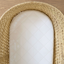 Quilted Noah Pod/Palm Moses Basket Mattress (74 x 28 cm)