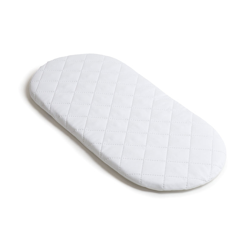 Quilted Microfibre Wicker Moses Basket Mattress (65 x 28 cm) | Moses Basket Mattresses | Newborn Bedding - Clair de Lune UK