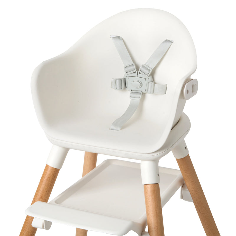 The seat of the Cream and Natural 6in1 Eat & Play High Chair | Highchairs | Feeding & Weaning - Clair de Lune UK