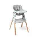 Grey Playtime High Chair fully built with wipeable tray attached | Feeding & High Chairs | Nursery & Kids Furniture - Clair de Lune UK