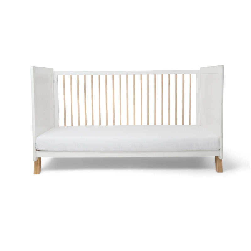 White Essentials Cot Bed as a toddler bed | Cots, Cot Beds, Toddler & Kid Beds | Nursery Furniture - Clair de Lune UK