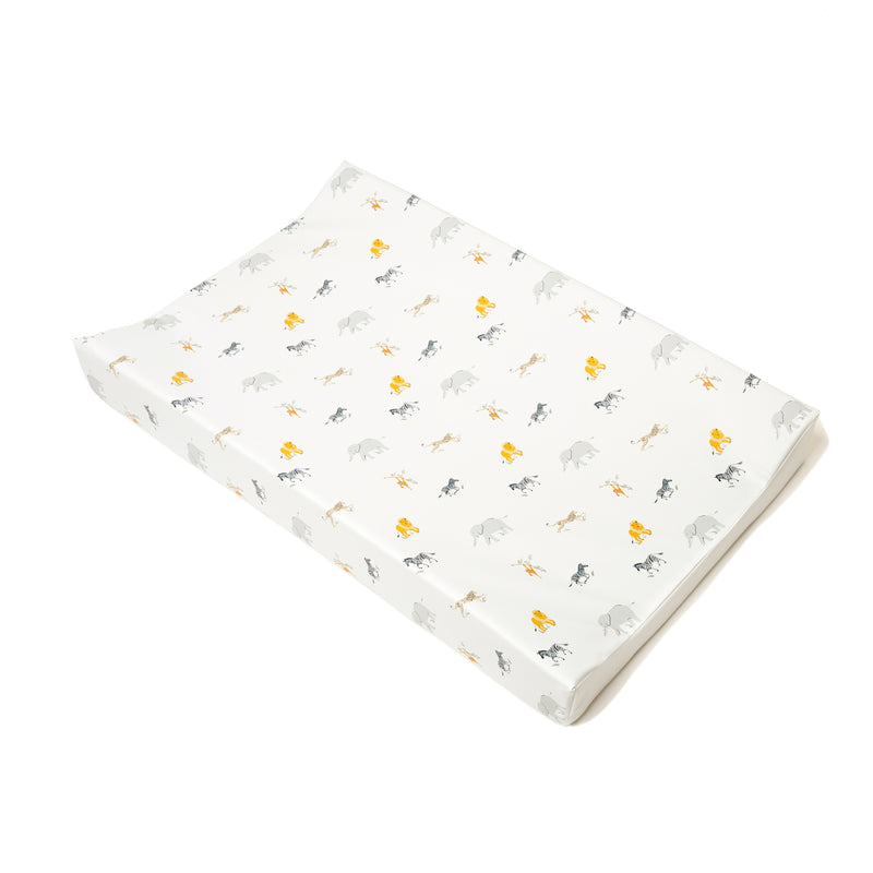Jungle Dream Anti-Roll Wedge Baby Changing Mat | Baby Bath Time Essentials - Clair de Lune UK