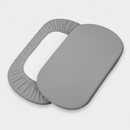 2 Pack Bedside Crib Fitted Sheets in Grey | Soft Baby Sheets | Bedside Crib Bedding - Clair de Lune UK