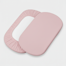 2 Pack Bedside Crib Fitted Sheets in Pink | Soft Baby Sheets | Bedside Crib Bedding - Clair de Lune UK