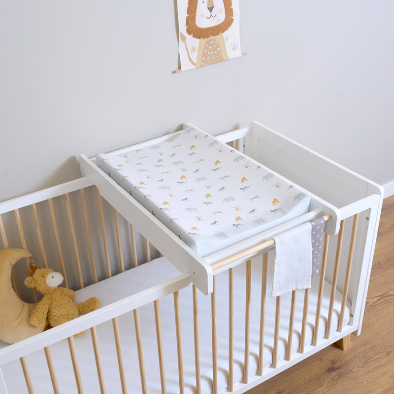 Cot bed with cot top changer online