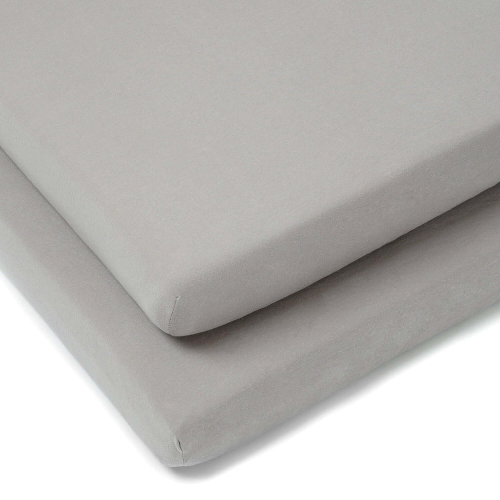 Clair De Lune Cotton Jersey Fitted Cot Sheets - Stars & Stripes Blue (2-Pack, 60x120cm)