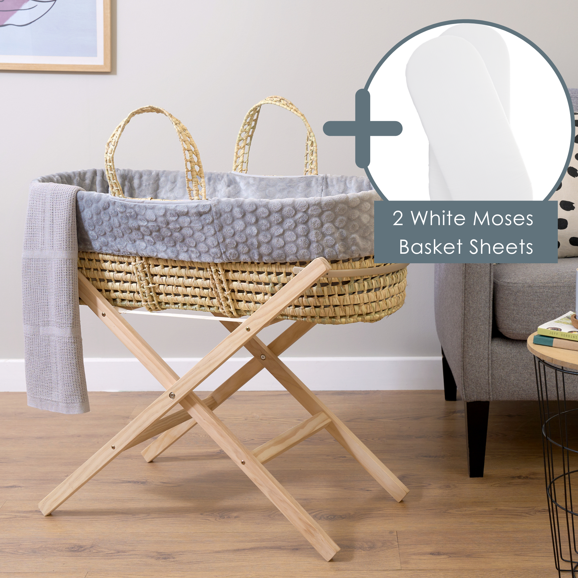 Dunelm moses basket clearance sheets