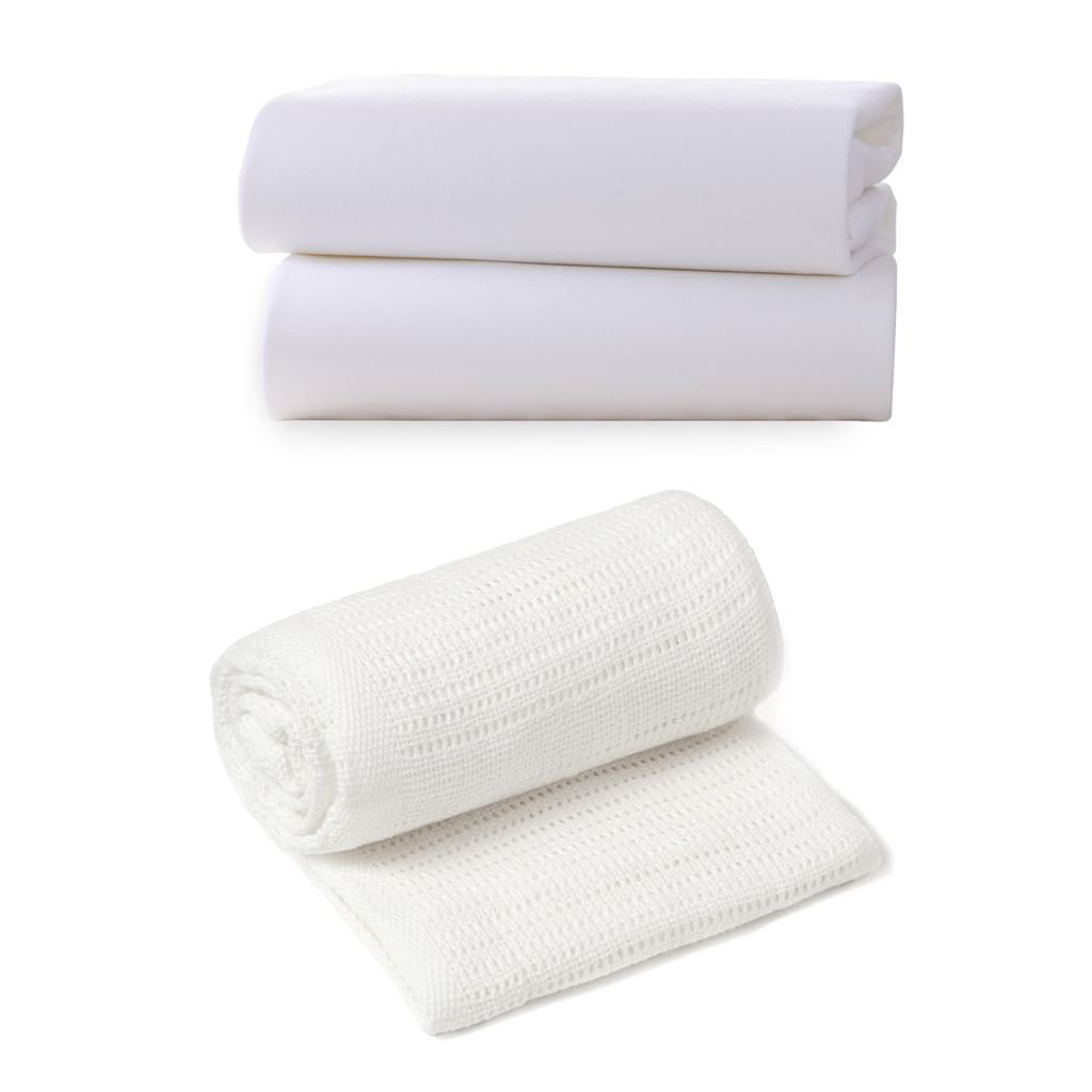Soft Cotton Cellular Pram Blanket | Cosy Baby Blankets | Nursery ...