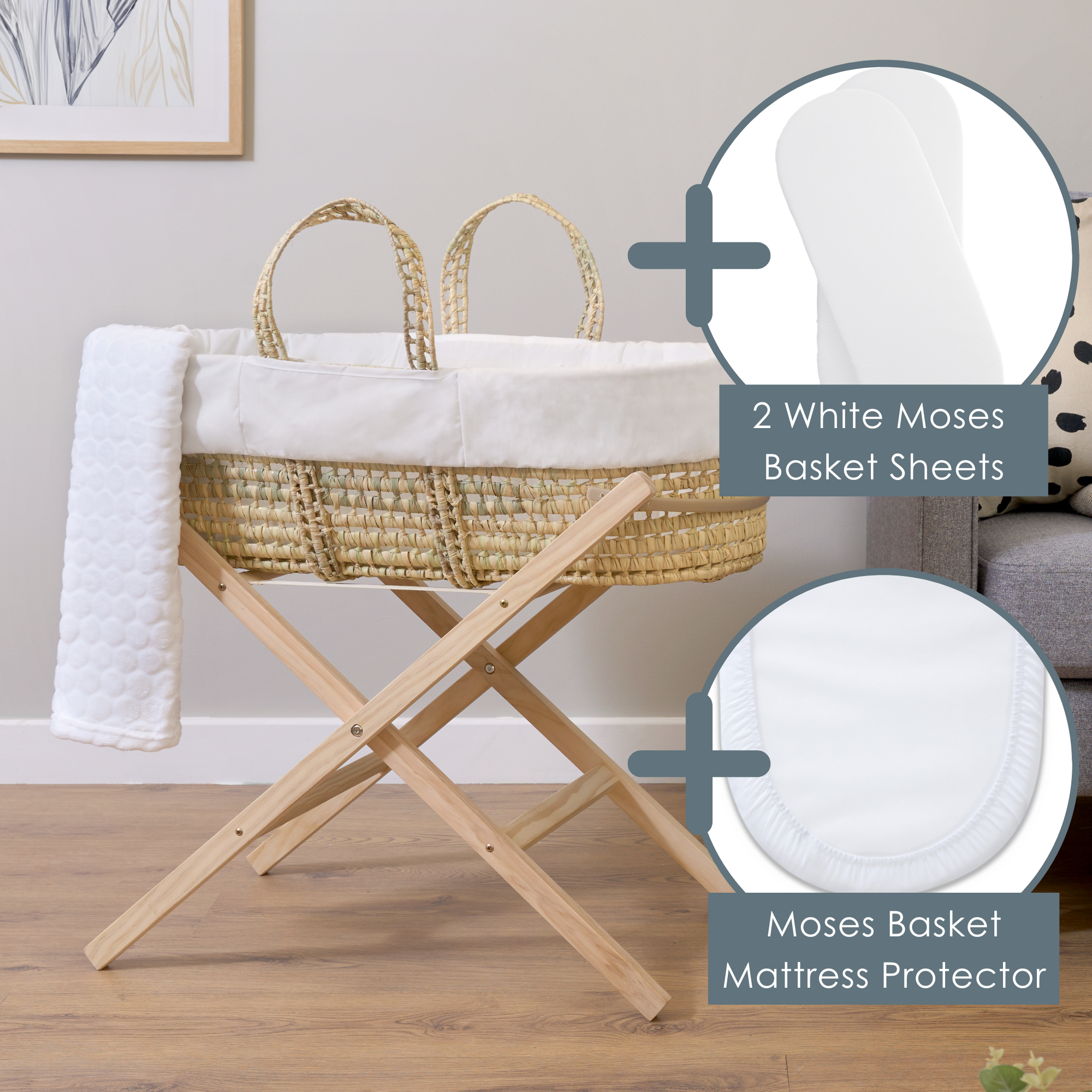 Moses basket mattress sales 670 x 290