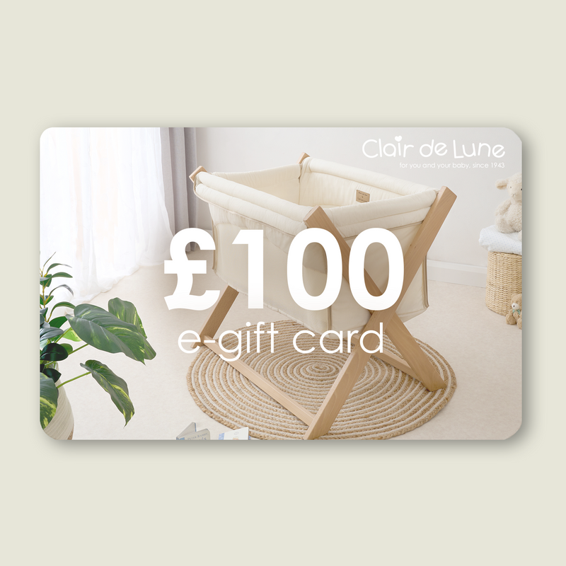 £100 Clair De Lune Gift Card | Gifts | Baby Shower, Birthday & Christmas Gifts - Clair de Lune UK