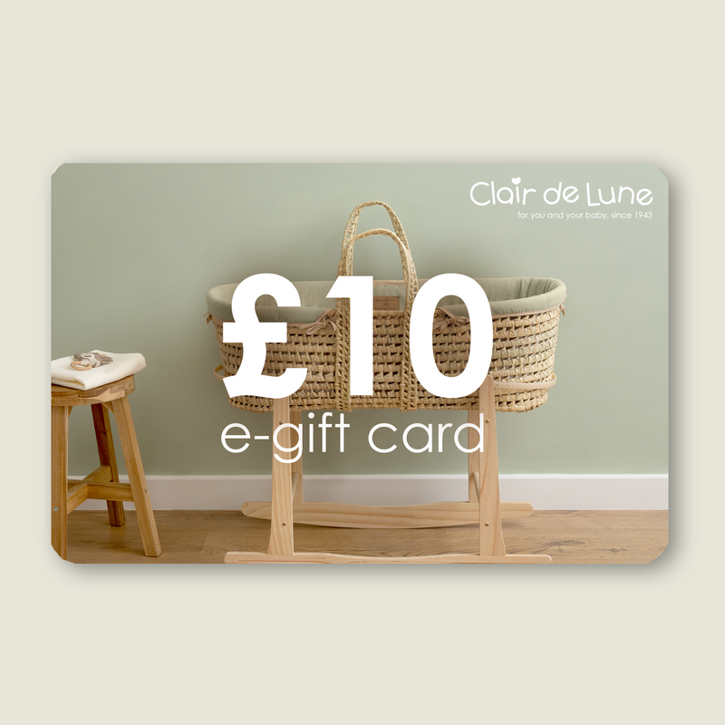 The £10 Clair De Lune Gift Card | Gifts | Baby Shower, Birthday & Christmas Gifts - Clair de Lune UK