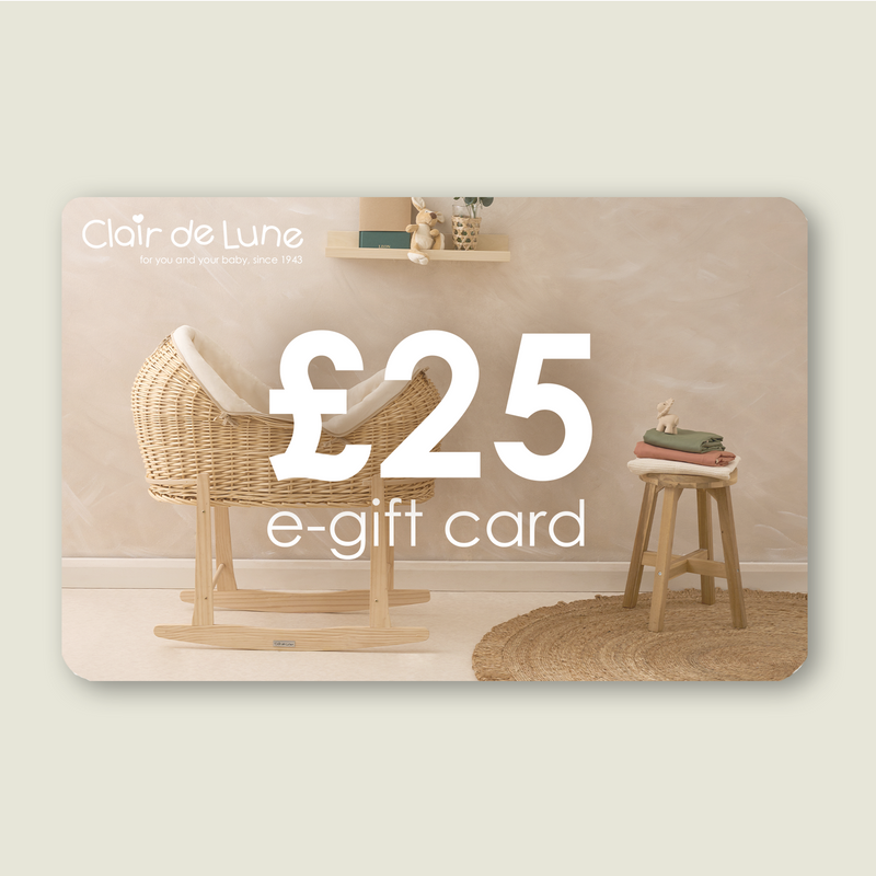 £25 Clair De Lune Gift Card | Gifts | Baby Shower, Birthday & Christmas Gifts - Clair de Lune UK