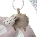 Close up of the plush sheep on the White East Coast Counting Sheep Baby Bouncer | Baby Bouncers, Rockers & Baby Swings | Newborn Baby Toys | Nursery Furniture - Clair de Lune UK