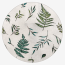 Close up of the Organic Grow Grows Country Leaf fabric on the Smart Sleeping Bag | Baby Sleeping Bags | Baby Bedding - Clair de Lune UK