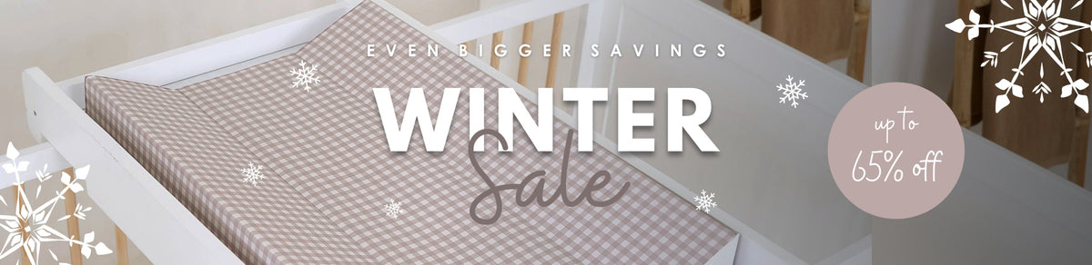 Save up to 65% in the Winter Sale | Baby Essentials Discounts and Deals - Clair de Lune UK