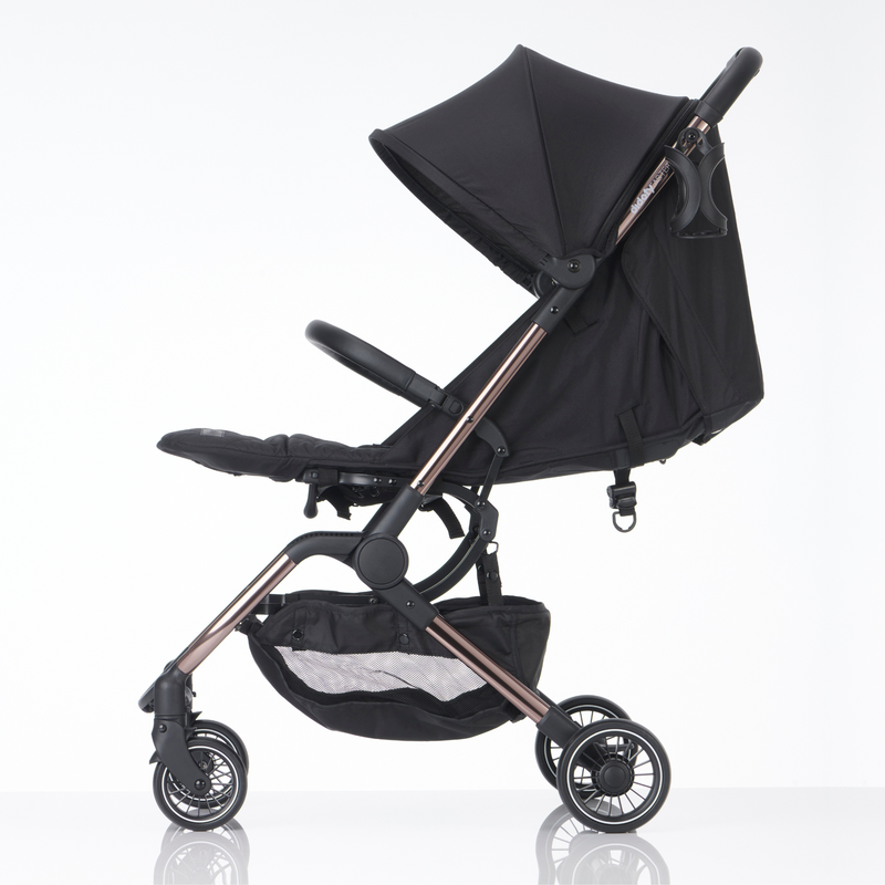 Didofy Black New Aster 2 Ultra-Compact Pushchair & Travel System with the adjustable chassis | Didofy | Pushchairs and Travel Systems | Baby & Kid Travel - Clair de Lune UK