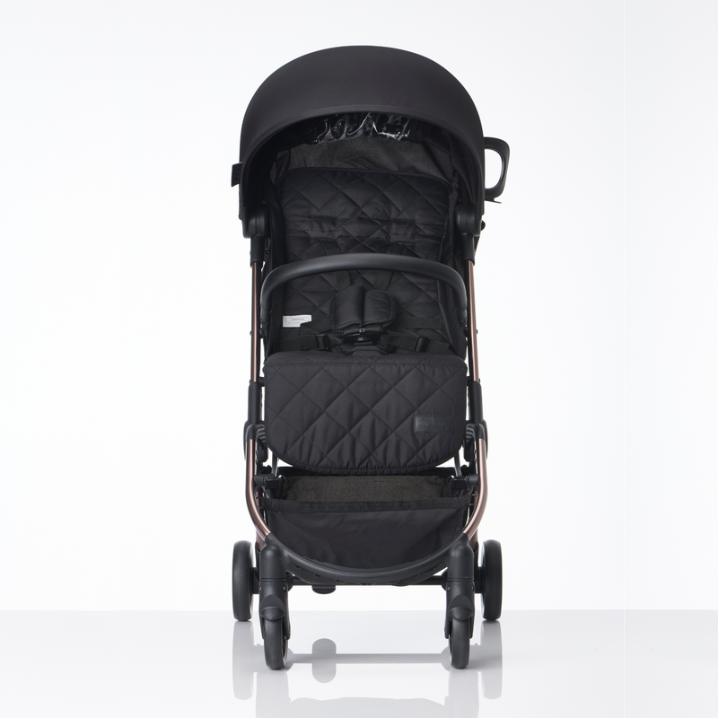  Didofy Black New Aster 2 Ultra-Compact Pushchair & Travel System showing the comfy sear | Didofy | Pushchairs and Travel Systems | Baby & Kid Travel - Clair de Lune UK