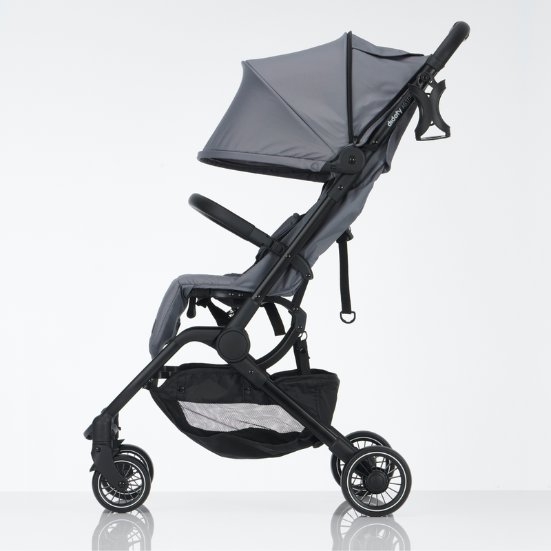 Didofy Grey New Aster 2 Ultra-Compact Pushchair & Travel System with the adjustable chassis | Didofy | Pushchairs and Travel Systems | Baby & Kid Travel - Clair de Lune UK