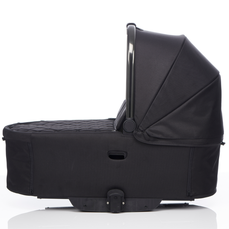 The collapsible Black Stargazer carrycot in the Didofy Black Stargazer 11 Piece Ultimate Travel System Bundle | Didofy | Pushchairs and Travel Systems | Baby & Kid Travel - Clair de Lune UK