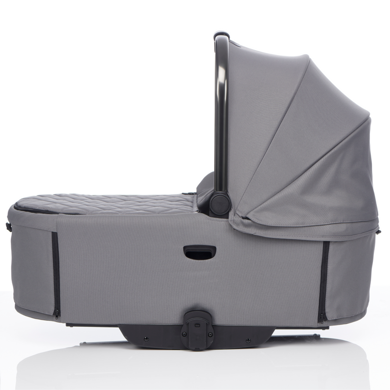 The collapsible Grey Stargazer carrycot in the Didofy Grey Stargazer 11 Piece Ultimate Travel System Bundle | Didofy | Pushchairs and Travel Systems | Baby & Kid Travel - Clair de Lune UK