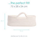 Crochet Moses Basket With Stand