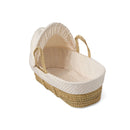 Cream Dimple Palm Moses Basket | Moses Baby Baskets, Bassinets & Co-sleepers | Nursery Furniture - Clair de Lune UK