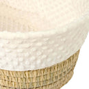 Cream Dimple Palm Moses Basket close-up of plush fabric | Moses Baby Baskets, Bassinets & Co-sleepers | Nursery Furniture - Clair de Lune UK