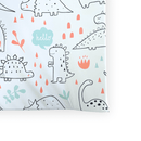 A corner of the Dinosaur Anti-Roll Wedge Baby Changing Mat | Baby Changing Mats | Baby Bath Time Essentials - Clair de Lune UK