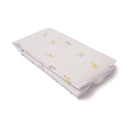 Folded Duckling Foldable Travel Changing Mat with a close-up of the snap fastening | Bathing & Changing Essentials - Clair de Lune  UK