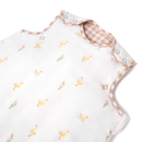 Little Duckling Sleeping Bag (0-6 Months) close up on the poppers for easy changing and dressing | Swaddles and Sleep Bags | Baby Bedding | Nursery Accessories - Clair de Lune UK
