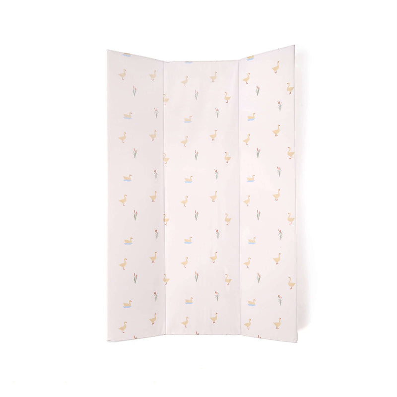 Duckling Anti-Roll Wedge Baby Changing Mat on a white background | Baby Bath Time Essentials - Clair de Lune UK