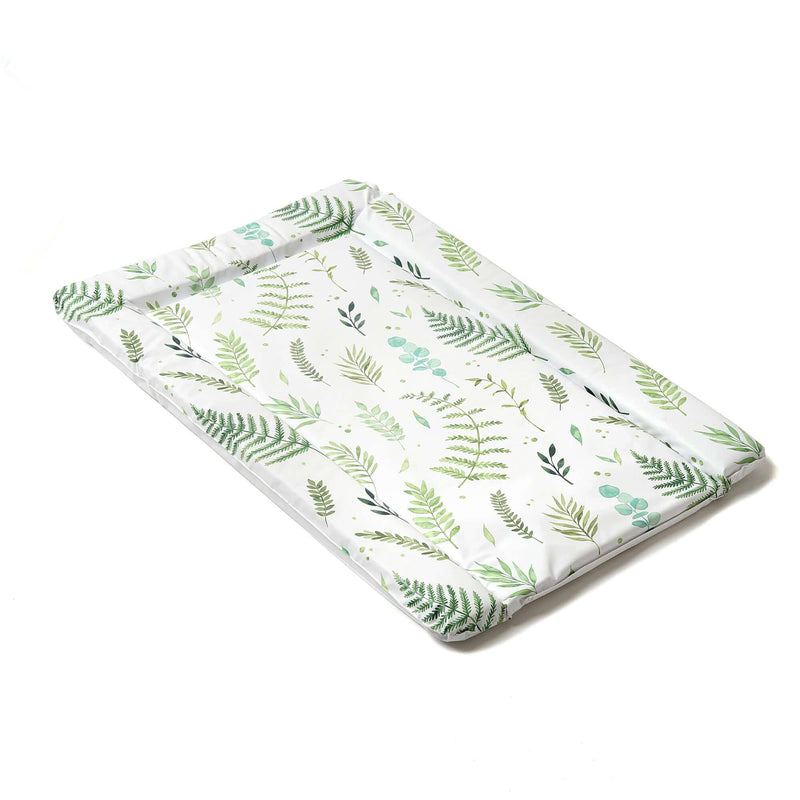 East Coast Botanical Changing Mat at an angle on White Background | Baby Bathing & Changing Essentials - Clair de Lune UK