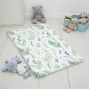 East Coast Botanical Changing Mat on Wooden floor of the nursery next teddy bears and toys | Baby Bathing & Changing Essentials - Clair de Lune UK
